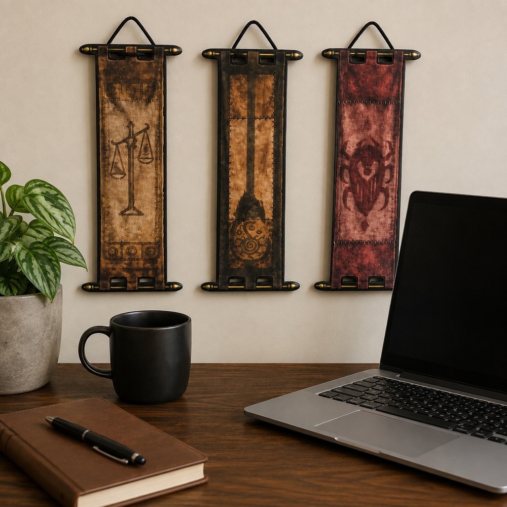 Elder Scrolls Online Wall Banners Set of 3 Bethesda Loot Crate Exclusive 2020